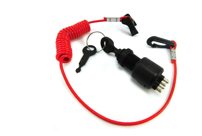 Chave de ignição - interruptor corta circuito Evinrude Chave de ignição - interruptor corta circuito Evinrude