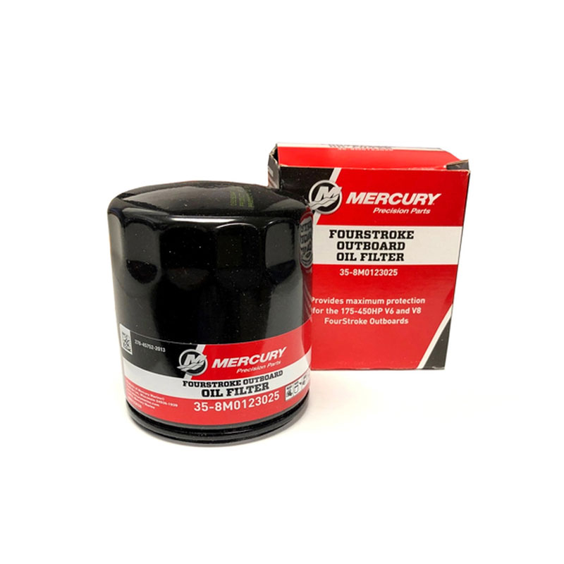 Filtro de óleo motor de popa Mercury 175 - 300hp V6 - V8 Filtro de óleo motor de popa Mercury 175 - 300hp V6 - V8