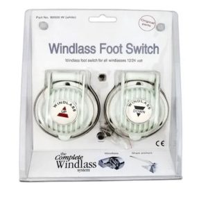 Botão de pé para guincho elétrico de âncora