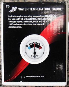 Relógio indicador temperatura motor diesel Mercury