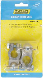 Terminal de bateria com porca borboleta Par