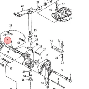 Bucha do parafuso da morsa 40hp/50hp Japonês
