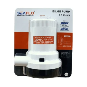 Bomba de porão 2000 GPH 12 Volts 8.5A