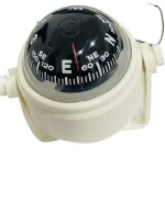 Bussola de sobrepor cor Branco 86mm x 62mm x 74mm