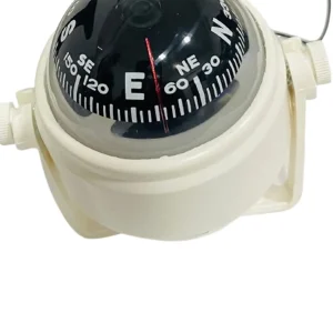 Bussola de sobrepor cor Branco 86mm x 62mm x 74mm