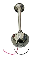 Buzina elétrica 1 corneta 12V aço inox 101 x 390mm