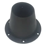 Coifa ou passa cabo tipo cone 80mm uso náutico