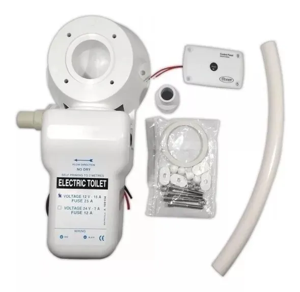 Kit conversor vaso sanitário manual em elétrico 12 volts