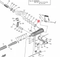 Bucha manche acelerador motor Yamaha 40x F15A F25GMHS