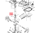 Arruela de encosto eixo direcional Yamaha 25hp BMHS XMHS 30hp 