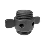 Bujão em nylon para viveiro uso náutico barco