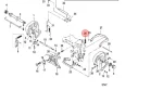 Mola curta braço bloqueio invertido trim Mercury 25hp 30hp Japonês Super