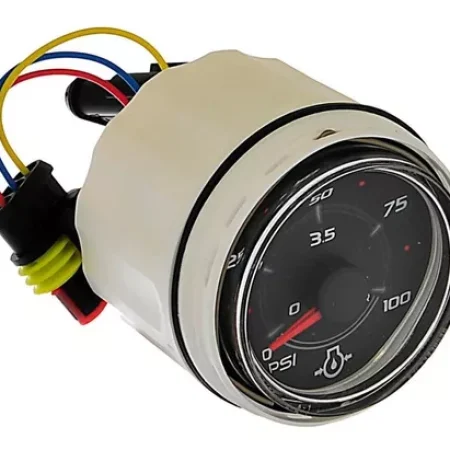 Relógio indicador pressão de óleo 0-100 PSI Smart craft
